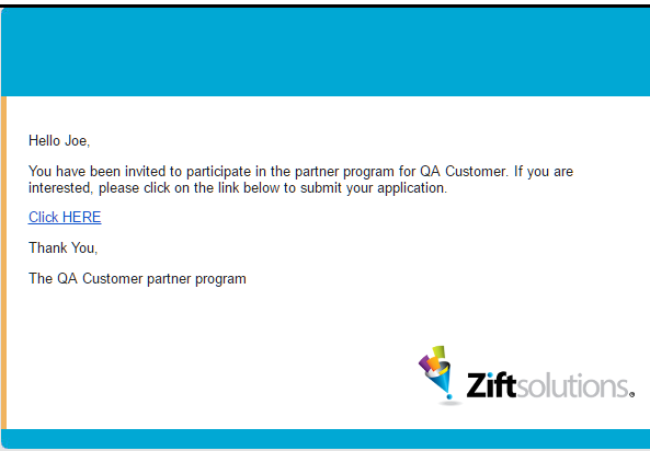 How to Create a Partner Invitation to Zift123 – ZiftMarcom Academy